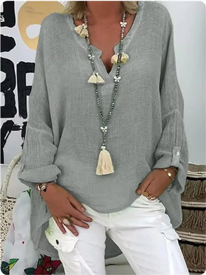 Mallory | Women's Casual Solid Color Top