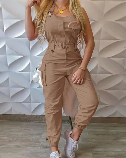 Katie | Loose Dungarees Long Rompers