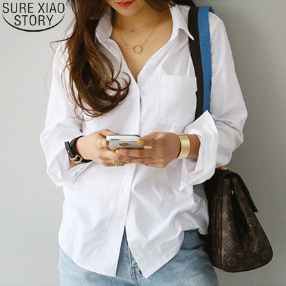 Alaya | Cotton Blouse Tops Casual