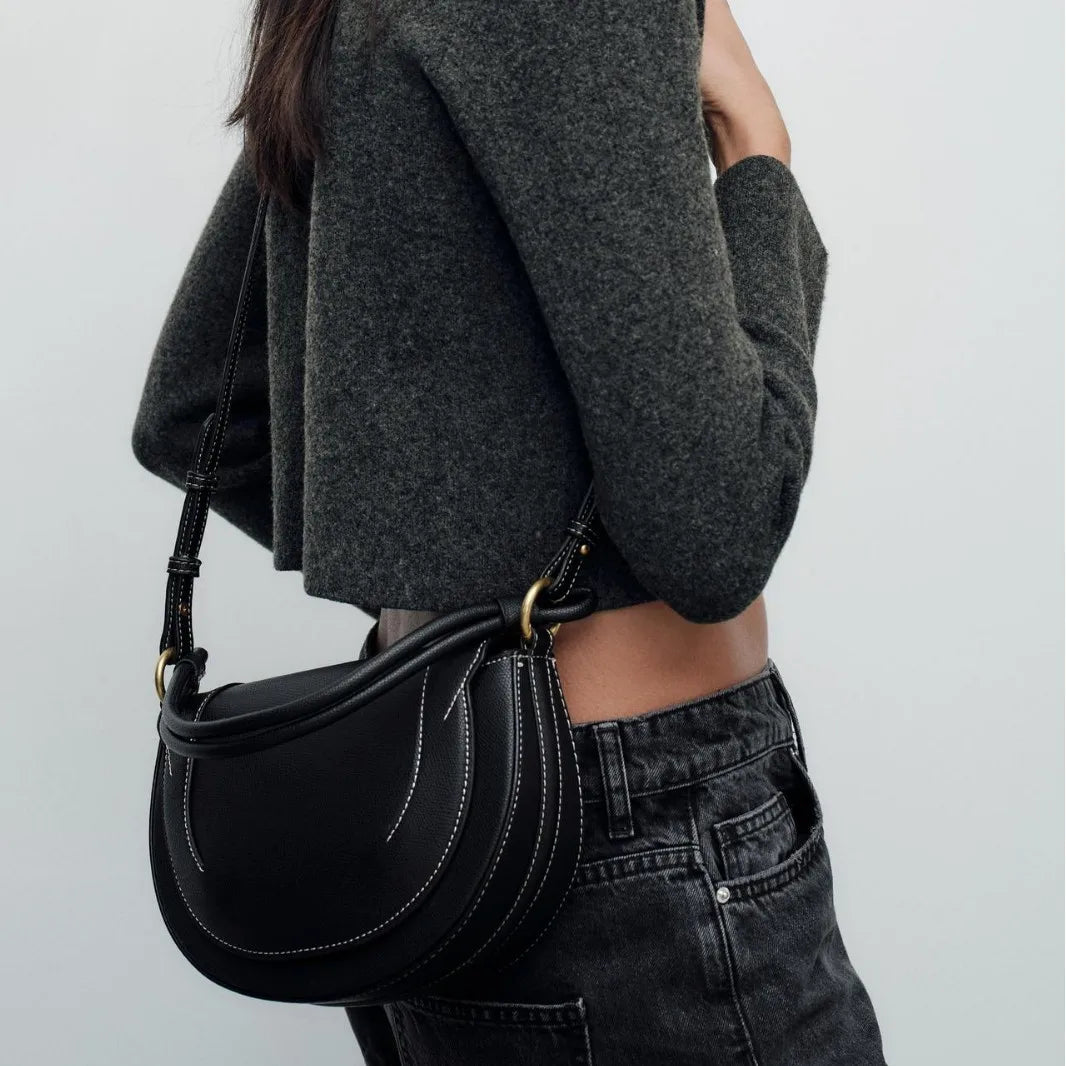 Adeline | Saddle Handbags Flap Shoulder Bag - TrendHavenCo