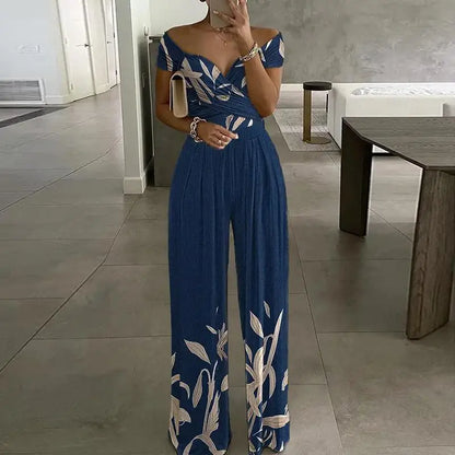 Yara | Printed Loose High Waist Jumpsuit