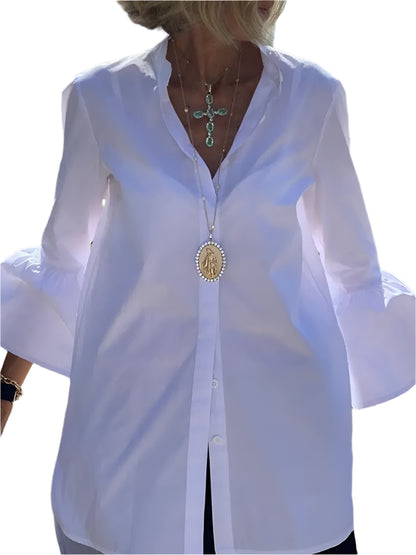 Carolina | Flare Sleeve Shirts Spring Tops