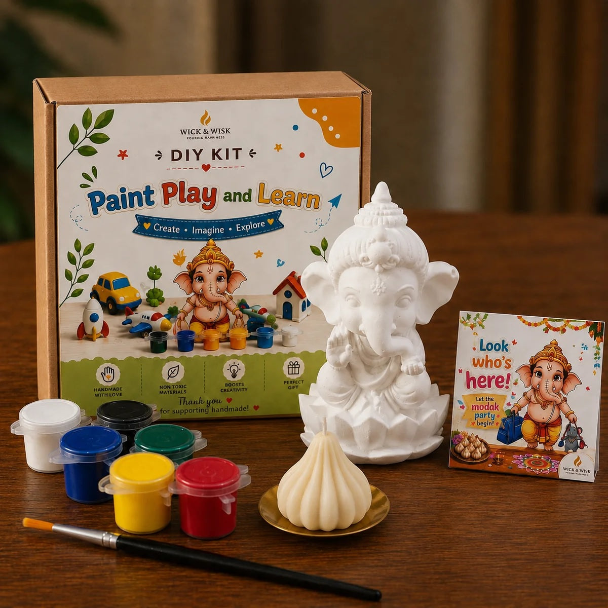 DIY Ganesha Painting Kit – Creative Festive Craft Activity for Families